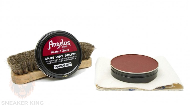 Віск для шкіри Angelus shoe wax Mahogany (червоне дерево) made in USA